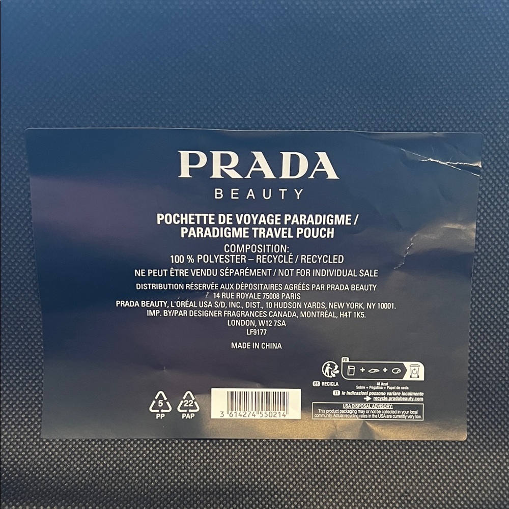 New Prada Beauty Gift Set | Paradoxe | Emerald Green Cosmetic Organizer | Travel - Picture 14 of 14